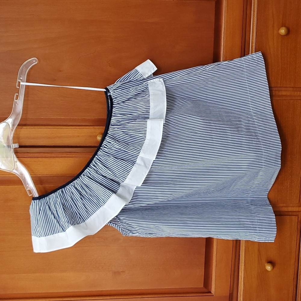 J. Crew One Shoulder Ruffle Top, Size 0